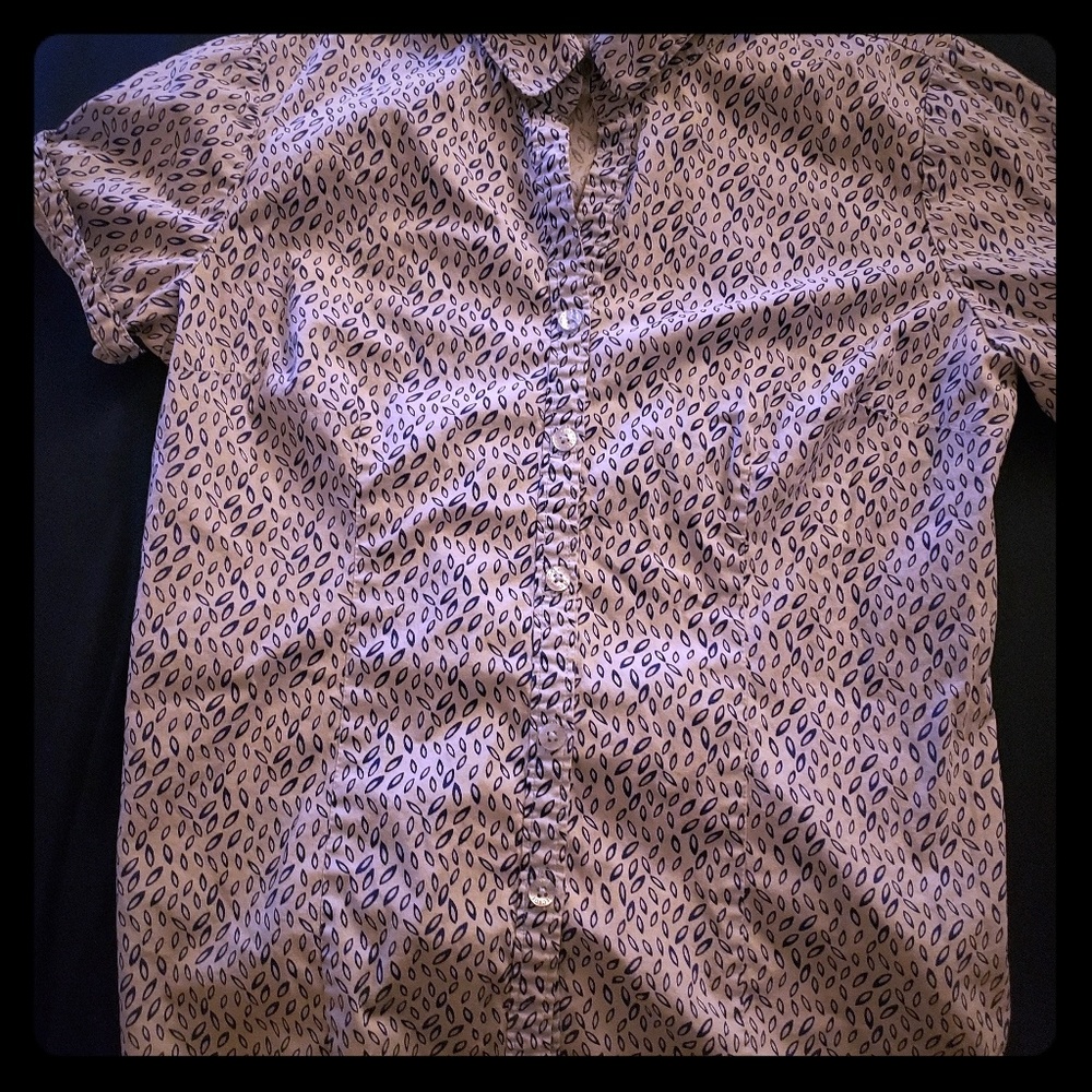 Blue patterned Shirt
